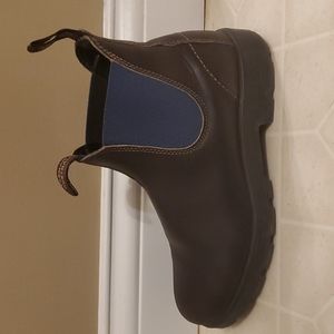 Women's Chelsea Blundstone Blue and Brown Boots